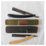 2 antique Germany & England celluloid straight