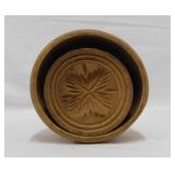 Antique primitive maple beehive butter mold