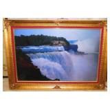 Nice Mid Century lighted Niagara Falls motion &