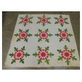 Antique hand stitched Pennsylvania Dutch folk art