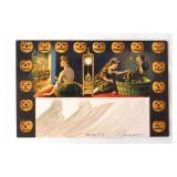 1906 Germany embossed Halloween postcard w/