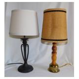 Two table lamps