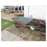 Tru-Temper metal tub wheelbarrow