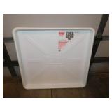 Oatey plastic washing machine pan, 28" x 30" x