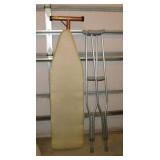 Household items: Irons - Ironing board - Crutches