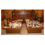 2 solid wood custom carpenter built twin size bed