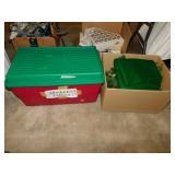 Christmas garland / greenery - Ornament tote w/