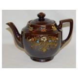 Mid Century Japanese redware teapot w/ lid