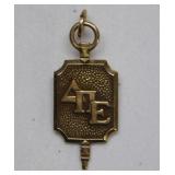 10K yellow gold 1949 Delta Pi Epsilon Business