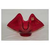 Lovely 1973 Viking Epic ruby red glass Patio Lite