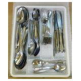 Estia Cascade pattern stainless flatware