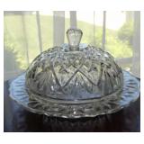 Vintage glassware: Bartlett Collins sugar frosted