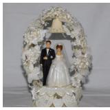 Nice 1968 Wilton Hong Kong wedding cake topper -