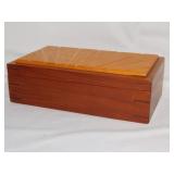 Handmade wooden keepsake box by local Fred Payne