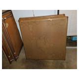 3 vintage folding card tables, 30" x 30"