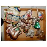 Glass elephant Christmas ornaments: Lao - Mai -