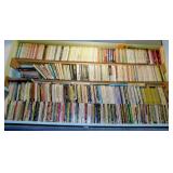 Paperback fiction books, bring lots of boxes or