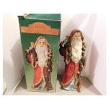Old World Santa Claus figurine in box