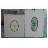 2 original nature art pieces by Christina Ball -