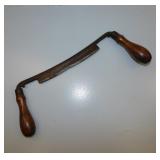 Antique tools: Draw knife - Meat saw - Timber