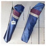 2 Coleman bag chairs