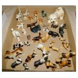 35+ porcelain dog & puppy figurines
