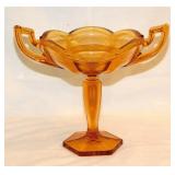 1970's Westmoreland Colonial amber glass