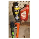 Garden tools - Ridgid 10' pipe wrench - Raid