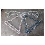 Lighted outdoor Christmas bells, 40' wide