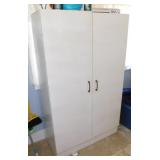 Metal utility storage cabinet, no contents,