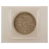 1881 Morgan silver dollar coin