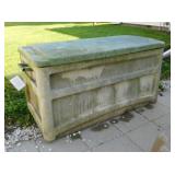 Suncast deck storage box - Yard art stakes -