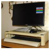 Dell computer monitor, keyboard & mouse