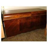 1940's waterfall cedar chest, 47' x 19' x 22',