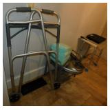 Shower chair - Folding walker - Weight scales &