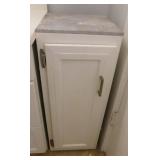 Wooden cabinet w/ 3 shelves, 12' sq. x 30'