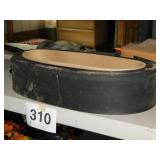 Baseboard rubber trim for cabinetry