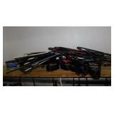 Plastic clothing hangers