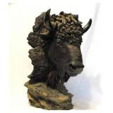 2006 DWK American bison buffalo head statue, 16'
