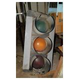 Vintage retired traffic light,