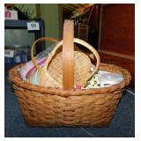 Crafting & sewing supplies in vintage woven