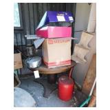 Lantern - Vintage luggage suitcases - Santa Claus