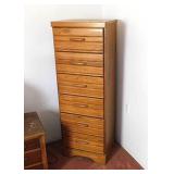 Carolina Furniture oak 6 drawer lingerie chest,
