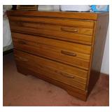 Carolina Furniture oak 3 drawer dresser,