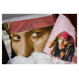 Pirates of the Caribbean Johnny Depp fleece throw