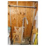Wooden folding camp seat frame -