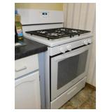 Whirlpool gas oven range stove,