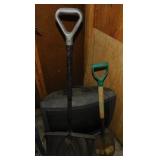 Snow shovel & spade