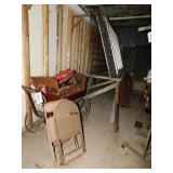 Antique baby carriage - 2 metal box springs -