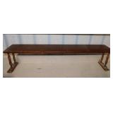 Wooden over-the-sink shelf
